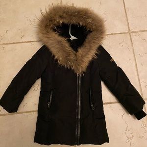 MACKAGE Girl’s Fur Hooded Puffer